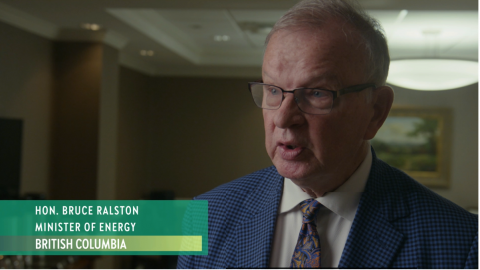Interview with Bruce Ralston, Minister of Energy, Mines & Low Carbon Innovation from the Government of British Columbia at #H2AmericasSummit 2022
