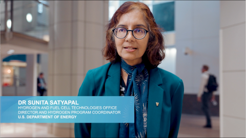 Interview with Dr Sunita Satyapal from the U.S. Department of Energy (DOE) at #H2Americas2023